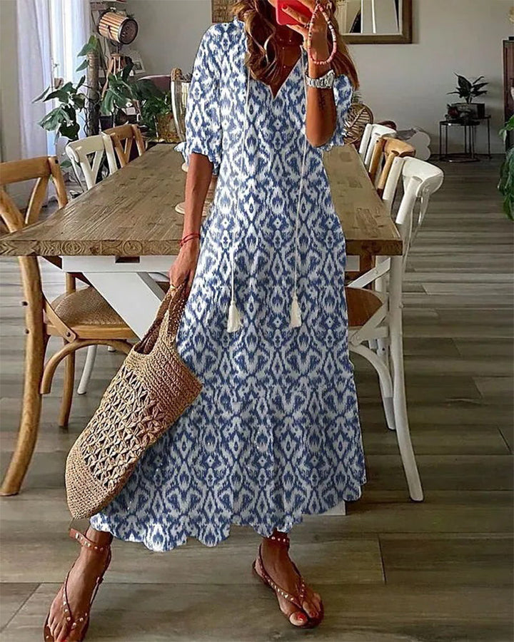 Michaela - Boho Buikbedekkende Jurk