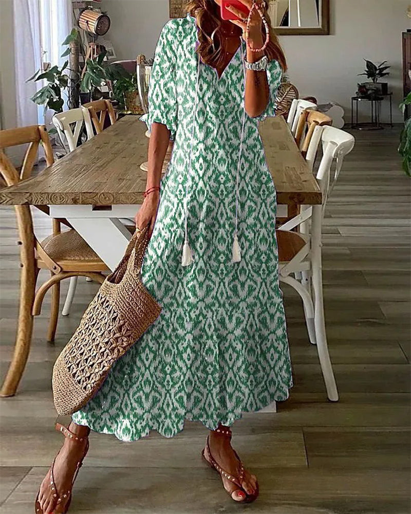 Dianna - Boho Buikbedekkende Jurk