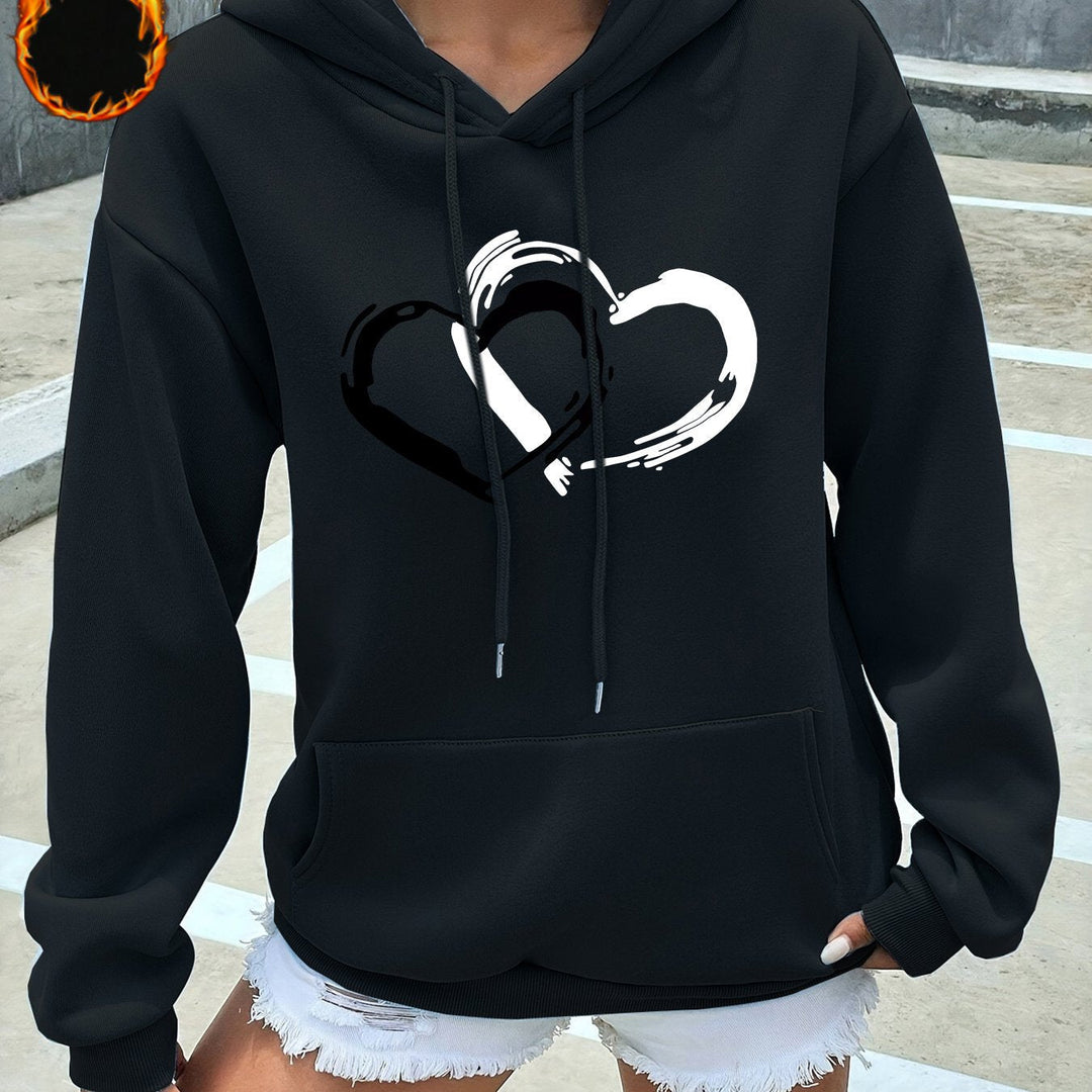 Aria™ – Hartpatroon Comfortabele Hoodie
