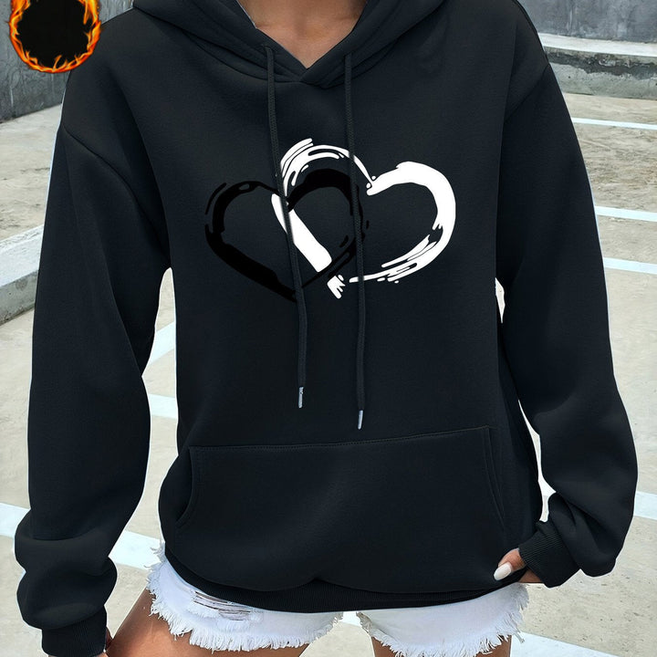 Aria™ – Hartpatroon Comfortabele Hoodie