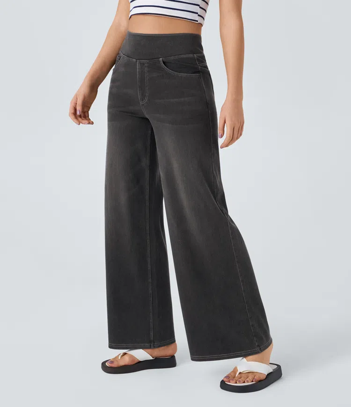 Solène - Relaxed Fit Wijde Jeans