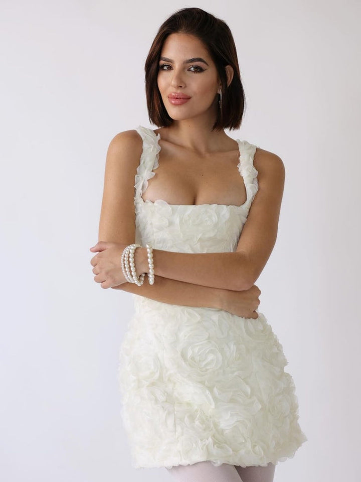 Bloesem Omhelzing Corset Mini Jurk