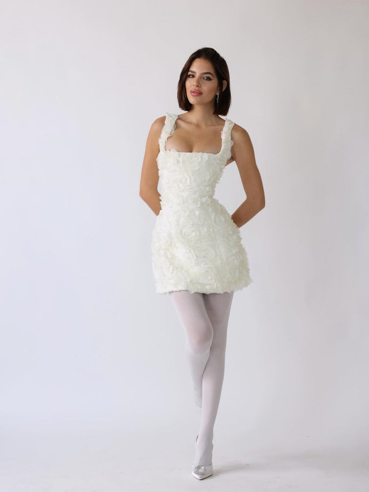 Bloesem Omhelzing Corset Mini Jurk