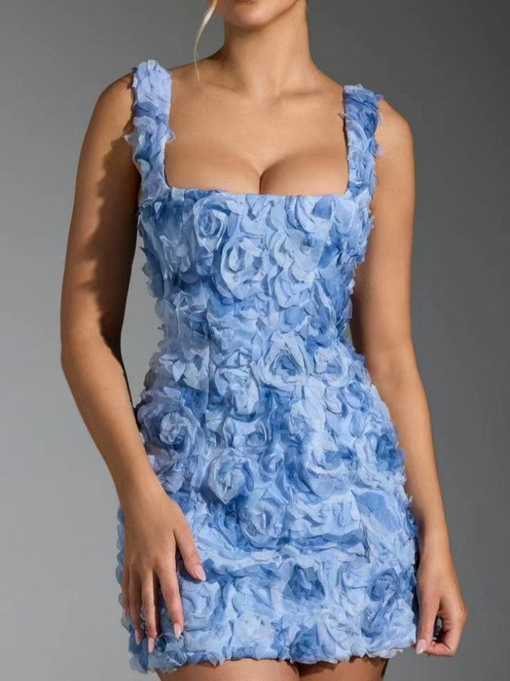 Bloesem Omhelzing Corset Mini Jurk