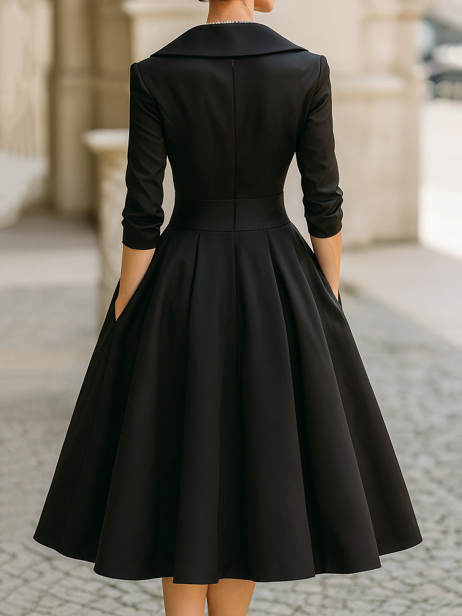 Colette™ | Elegante Vakantie-jurk met Kanten Details