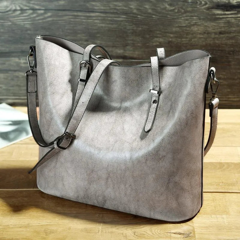 Nicole - Vintage Leren Schoudertas