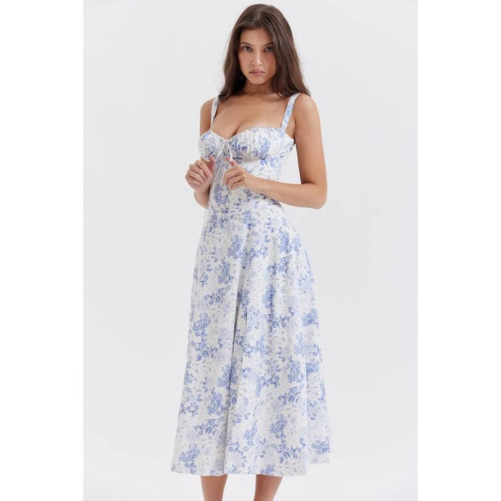 Mia™ | Midi-jurk met corset