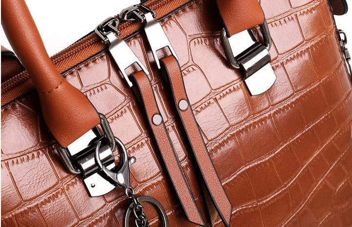 Olivia™ - 4-delig Modern Leren Tas Set