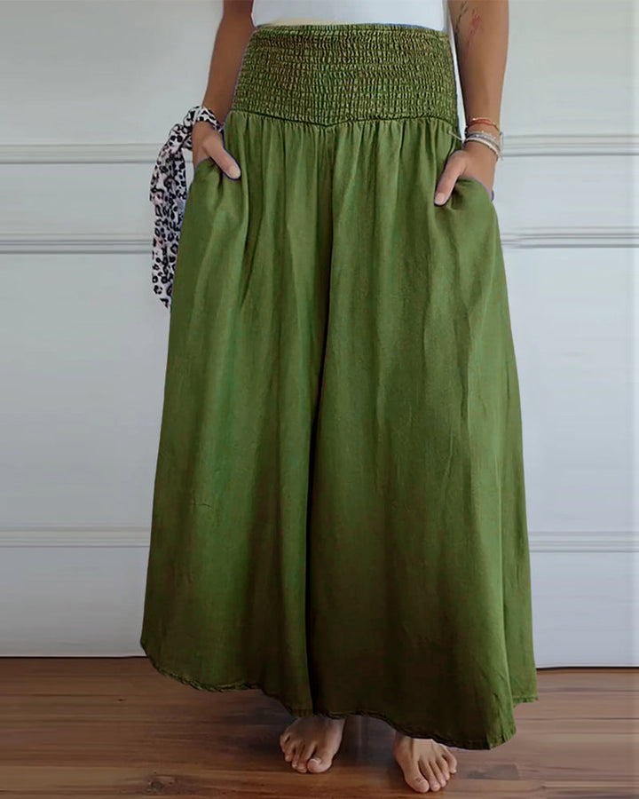 Reina - Comfortabele Wijde Broek