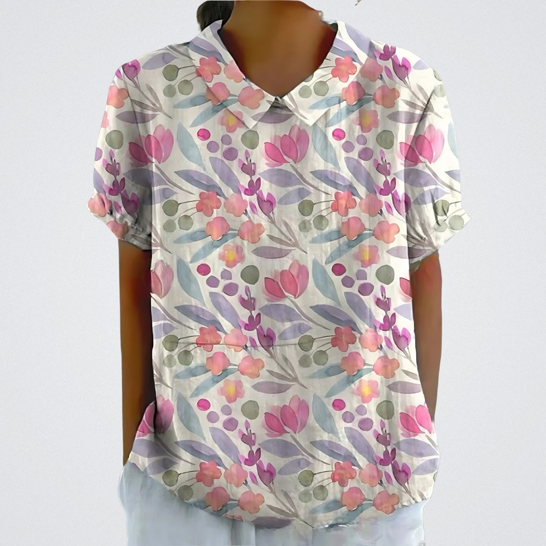Lina™ - Bloemen Blouse