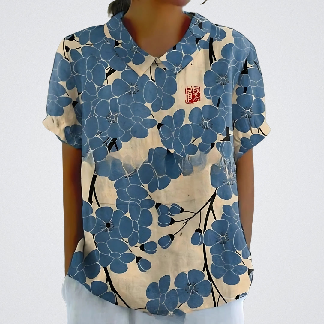 Lina™ - Bloemen Blouse