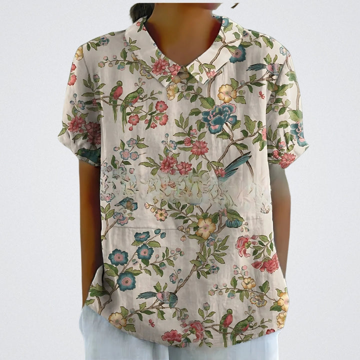 Lina™ - Bloemen Blouse