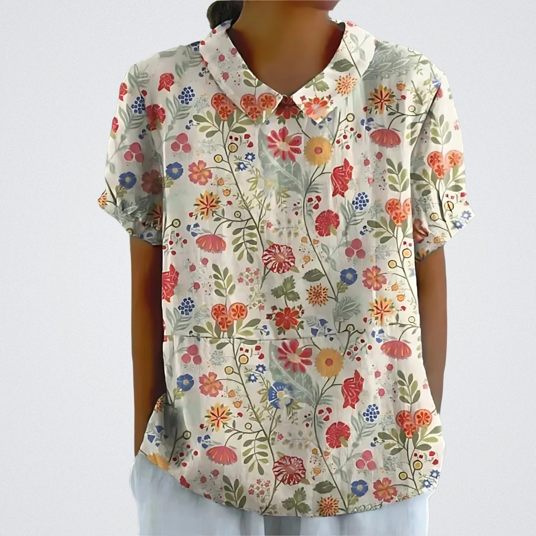 Lina™ - Bloemen Blouse