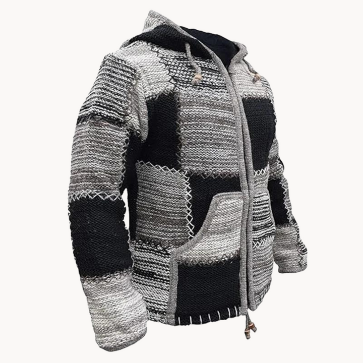 Kaan Patchwork Katoenen Pullover