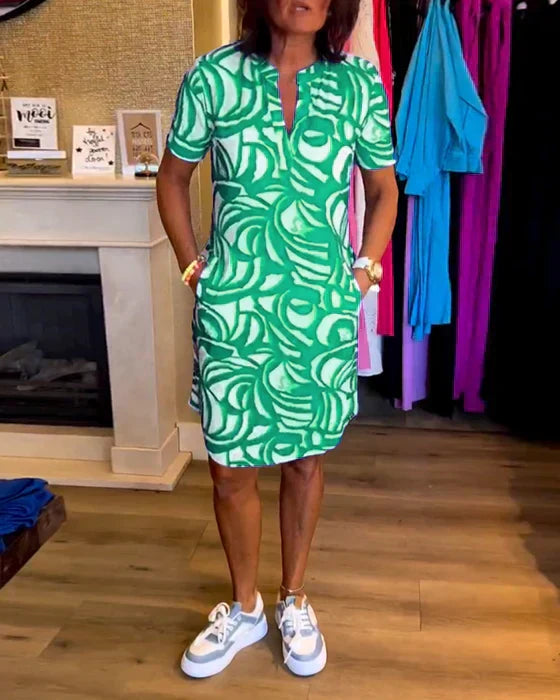 Karin™ - Kleurrijke Jurk