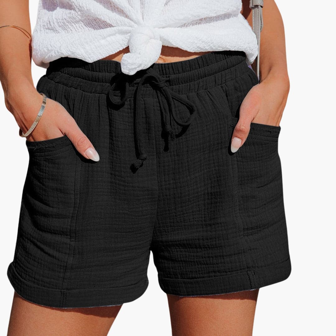 Emma | Stijlvolle Casual Trekkoord Shorts