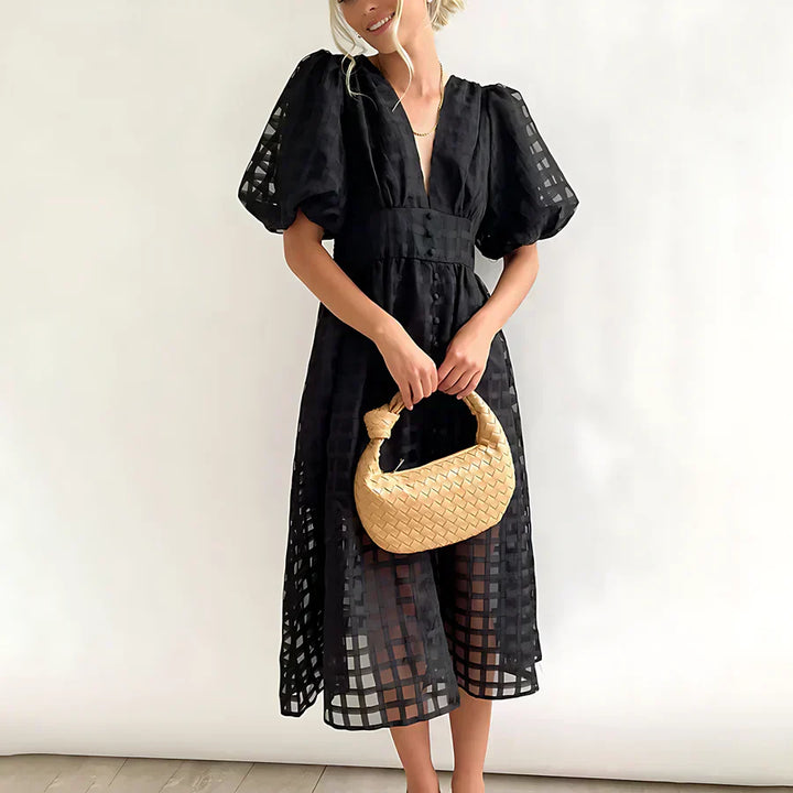 Lise™ | Romantische Midi-jurk