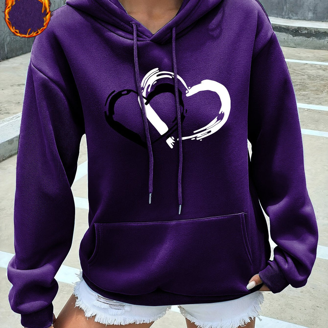 Aria™ – Hartpatroon Comfortabele Hoodie
