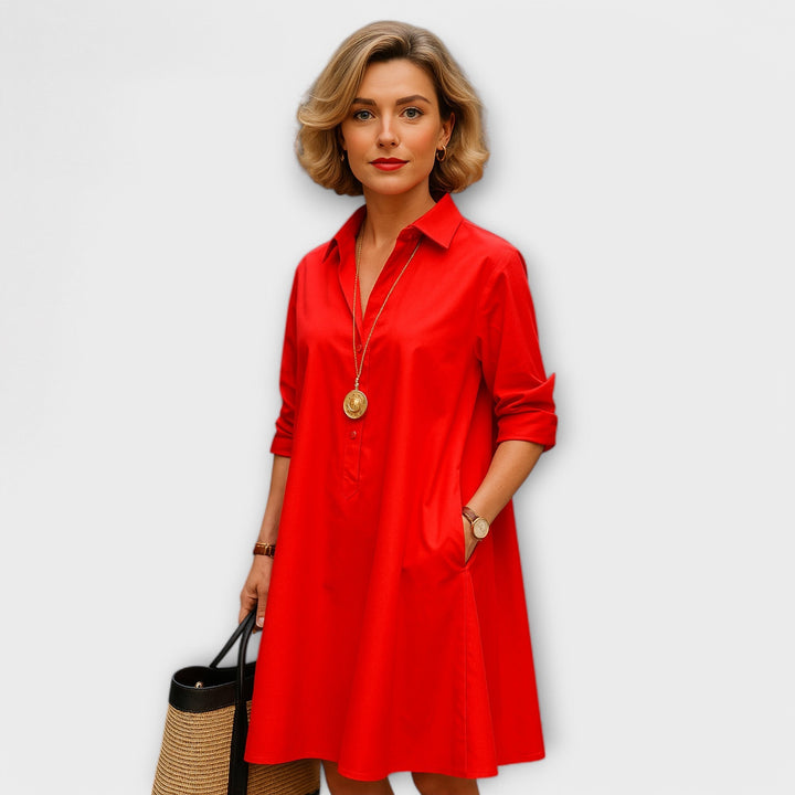 Fenra™ | Maxi-jurk met één schouder