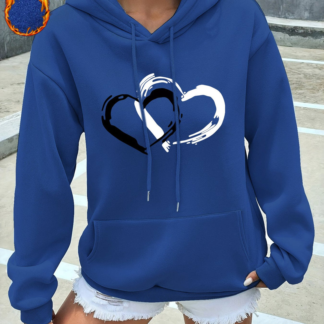 Aria™ – Hartpatroon Comfortabele Hoodie