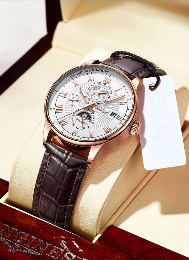 Alex - Trendy High-End Licht Quartz Horloge