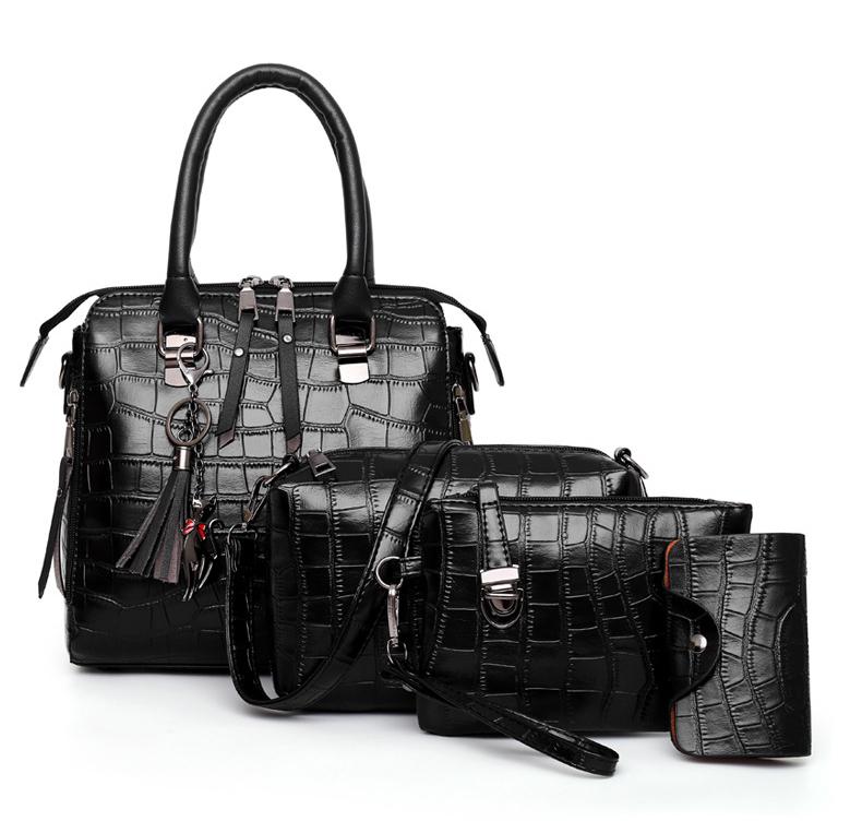 Olivia™ - 4-delig Modern Leren Tas Set