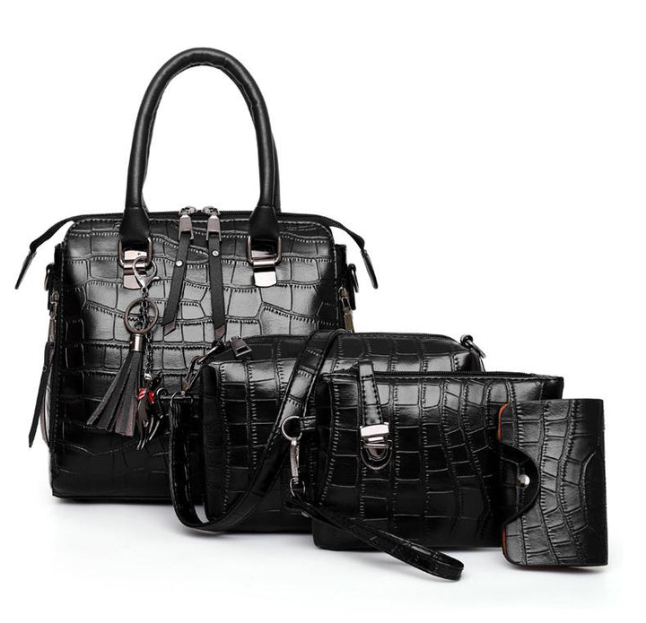 Olivia™ - 4-delig Modern Leren Tas Set
