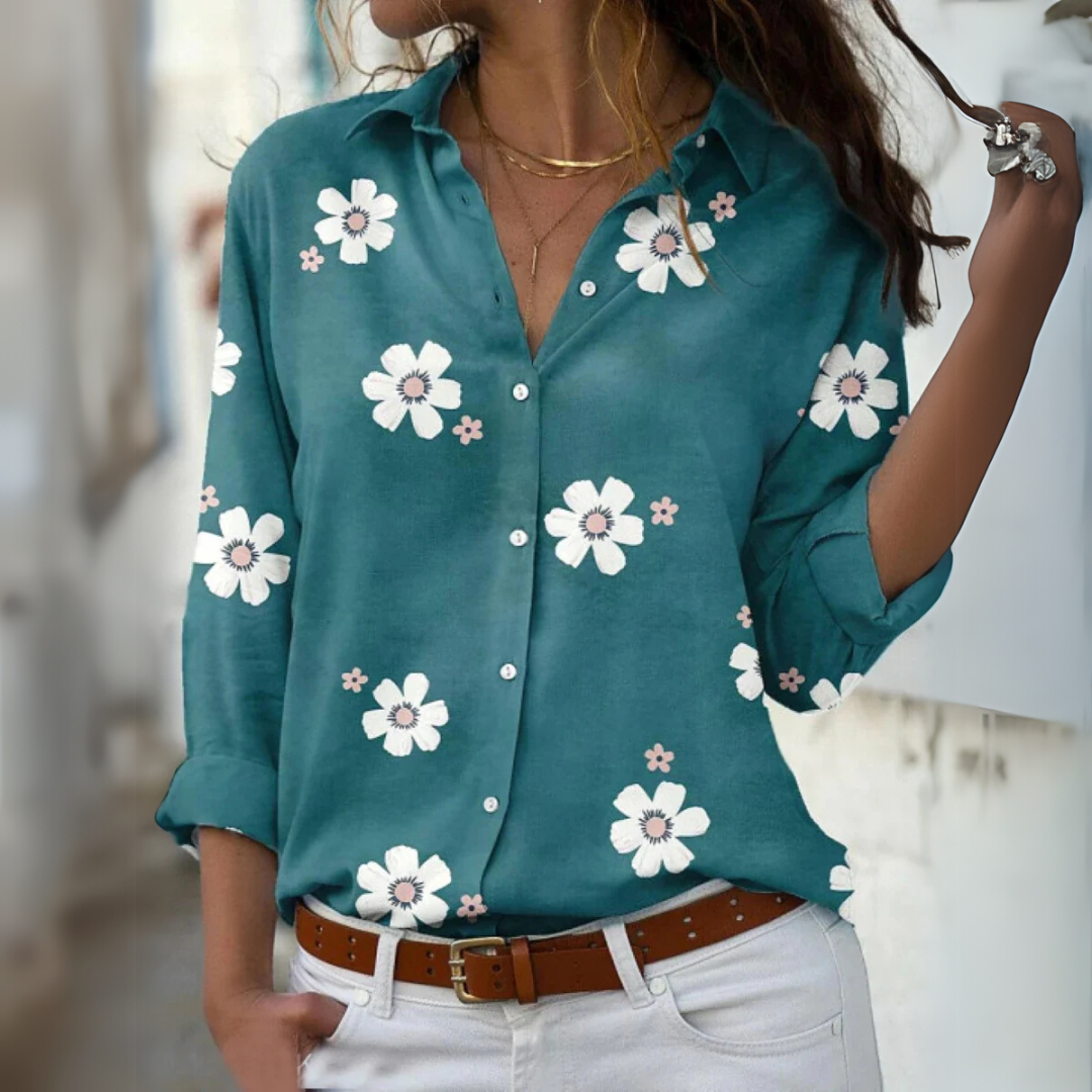 Ivy™ – Elegante Dames Flora-Shirt