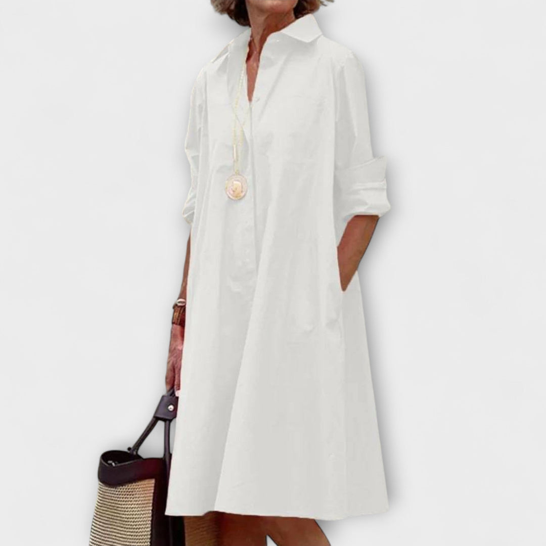 Fenra™ | Maxi-jurk met één schouder