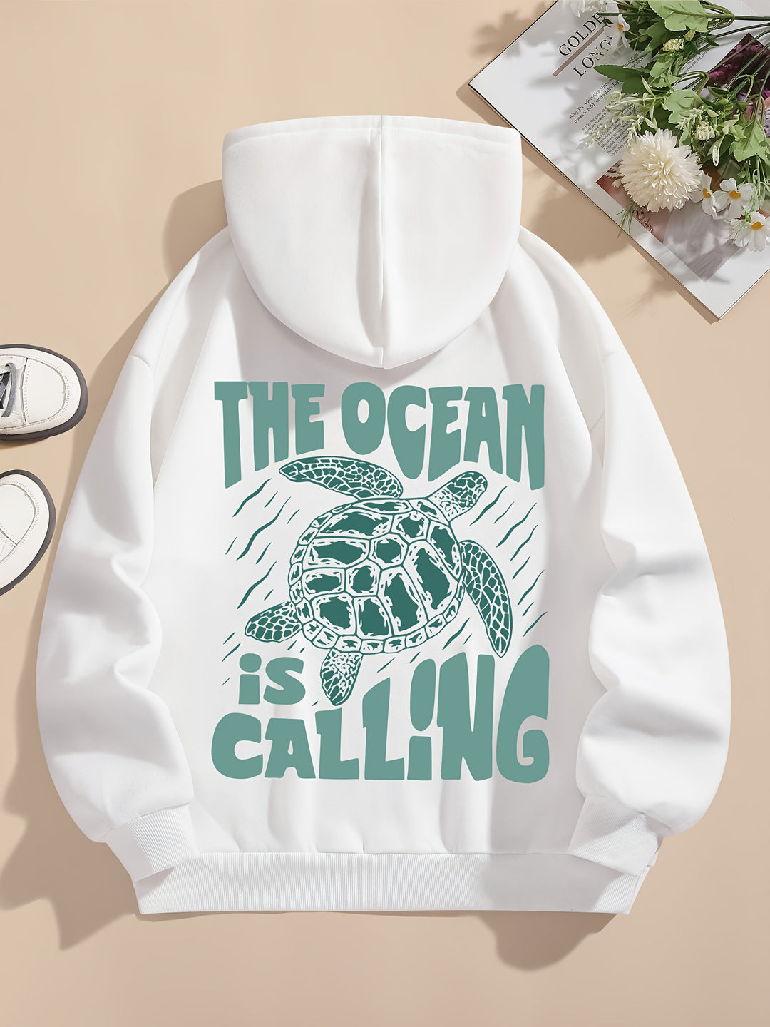 Isla™ – Oceaan Roept Grafische Hoodie