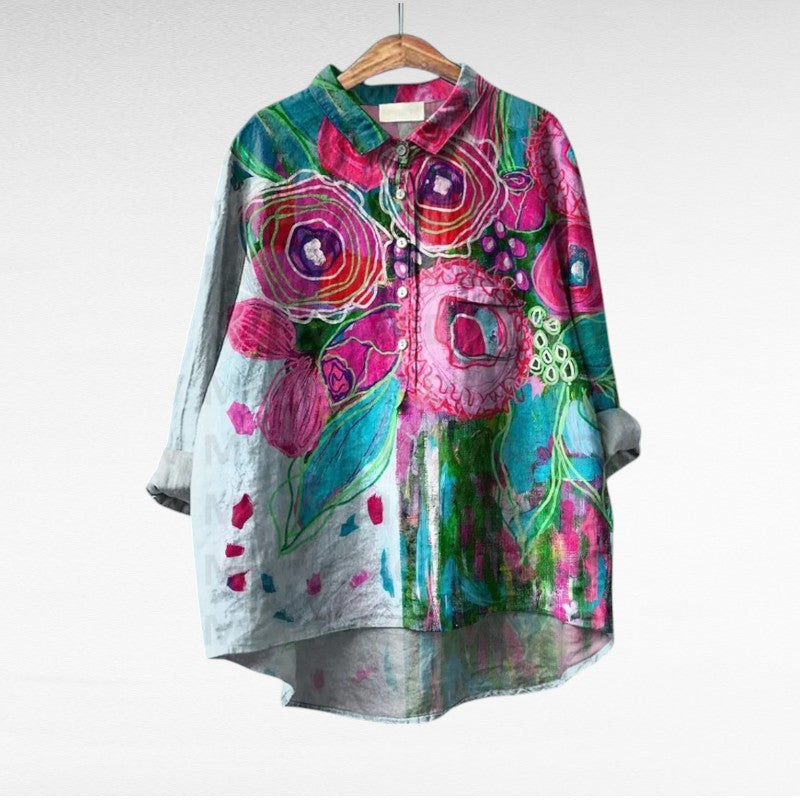 Zachte ™ - Bloemenblouse T-Shirt