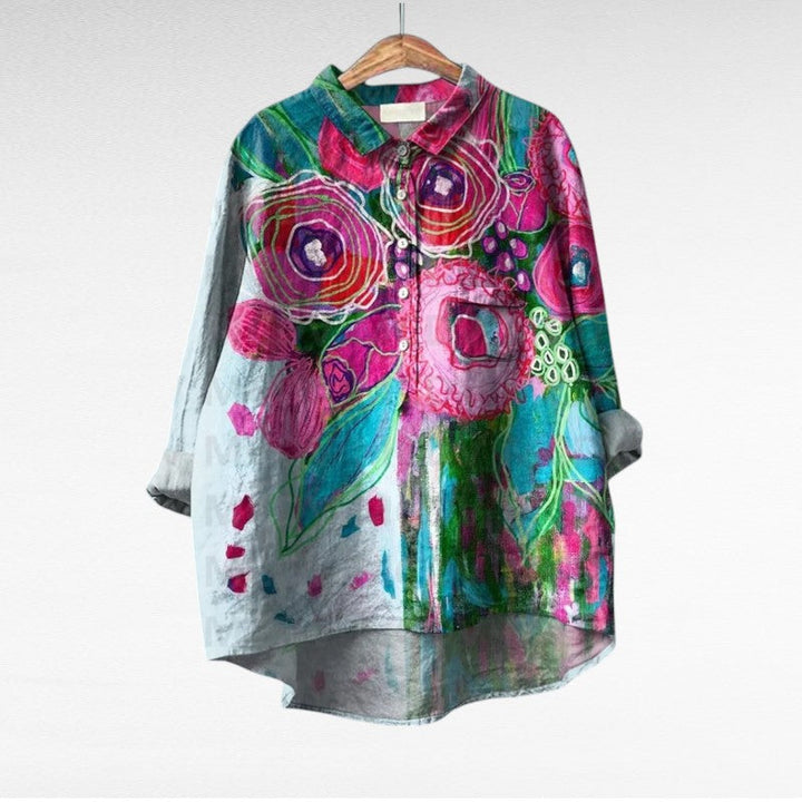 Zachte ™ - Bloemenblouse T-Shirt