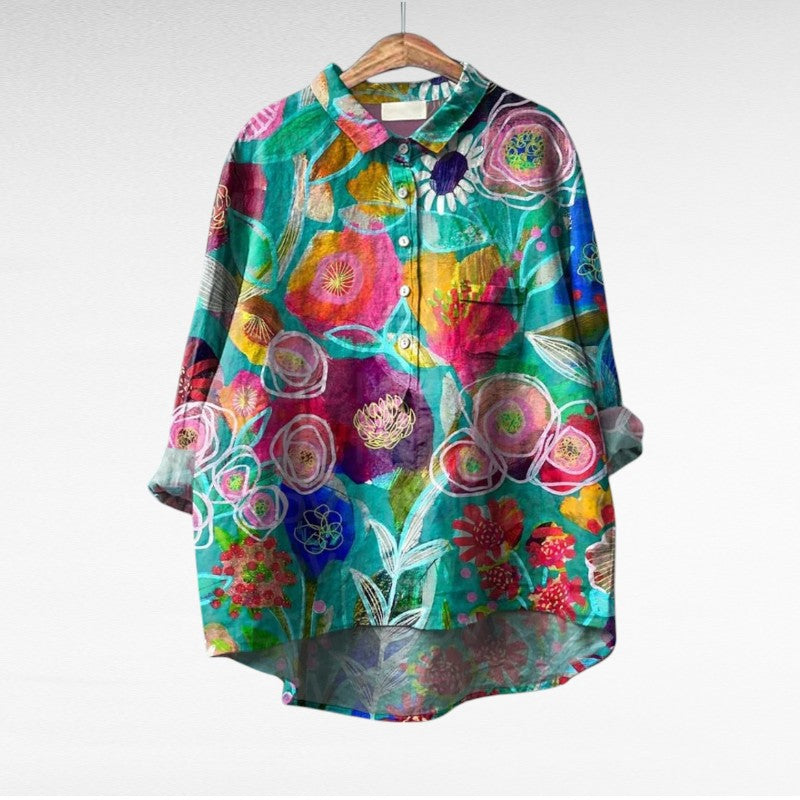 Zachte ™ - Bloemenblouse T-Shirt