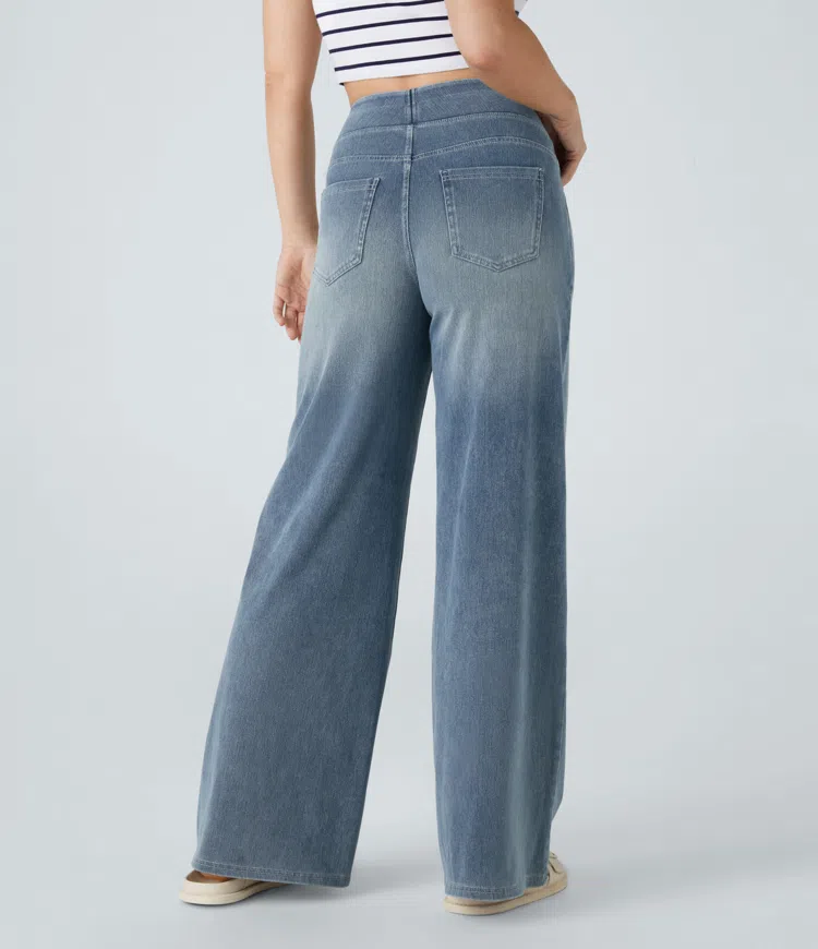 Solène - Relaxed Fit Wijde Jeans