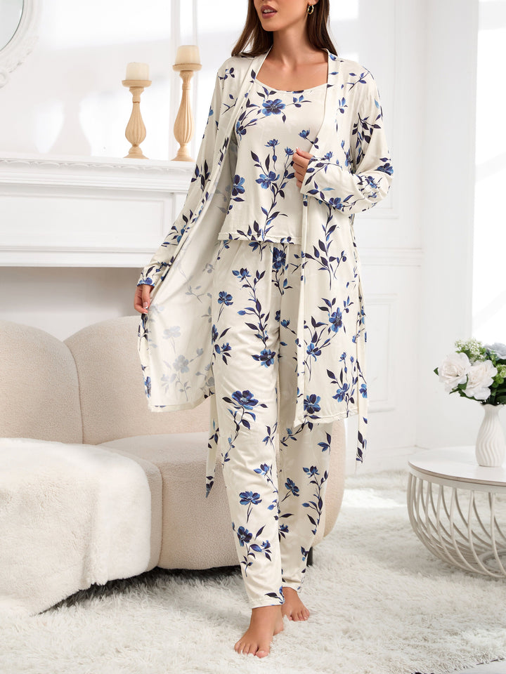 Kathy | Vintage Bloemen Pyjama Set