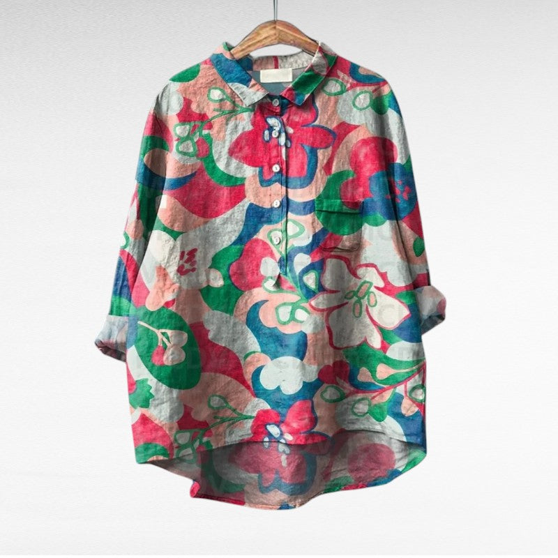 Zachte ™ - Bloemenblouse T-Shirt