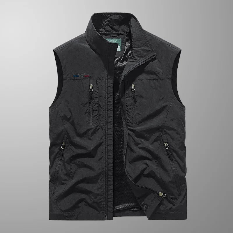 Casper™ – Ademend cargo gilet met meerdere zakken