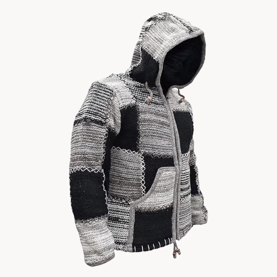 Kaan Patchwork Katoenen Pullover