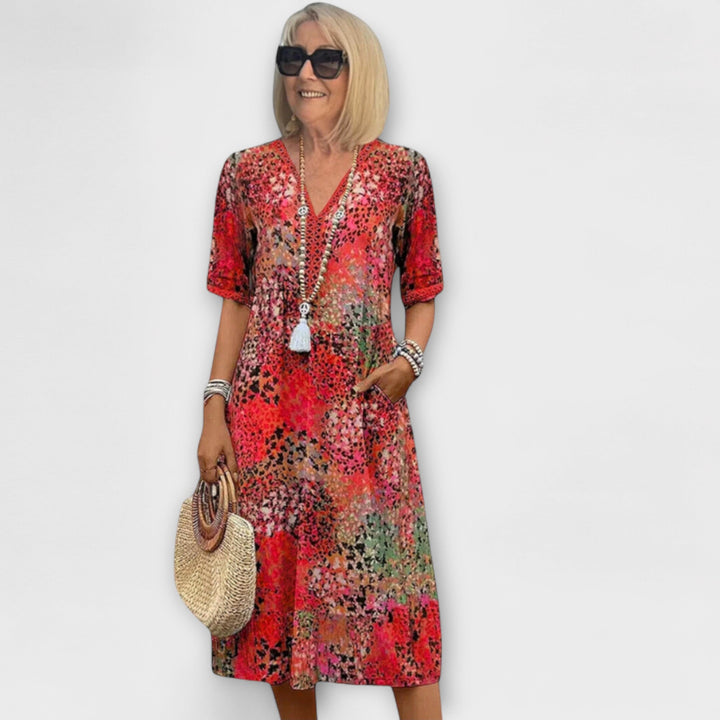 Noa™ | Bloemenprint Jurk