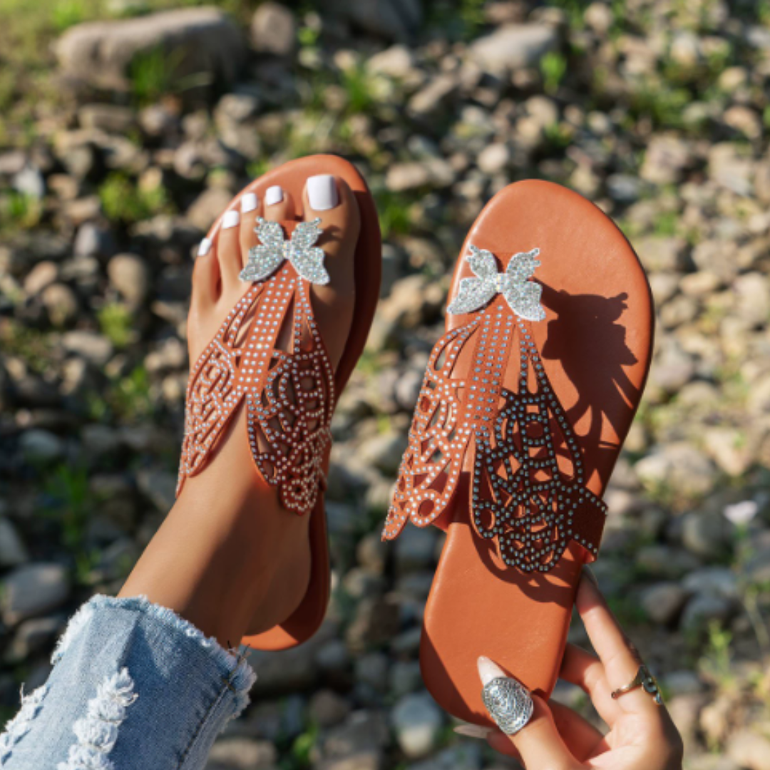 Papillon™ – Vlinderdecoratieve Zomerslippers