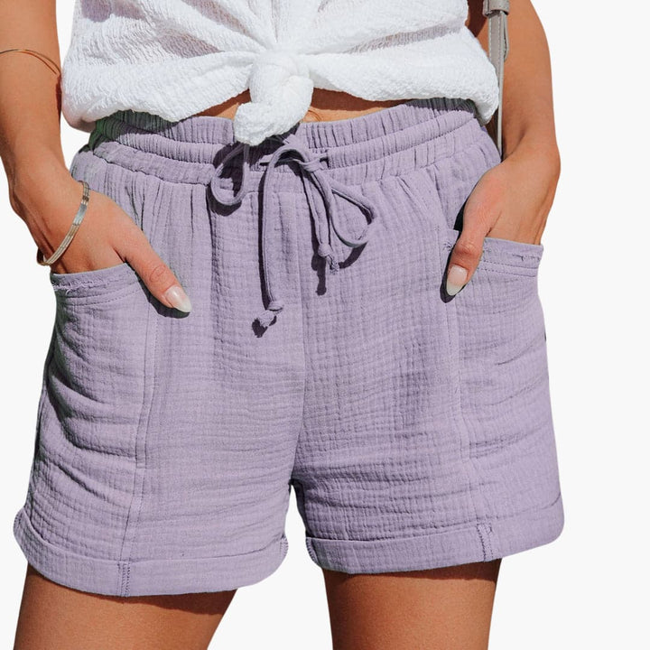 Emma | Stijlvolle Casual Trekkoord Shorts