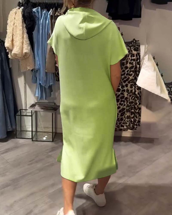 Saskia™ - Casual Hoodie Jurk