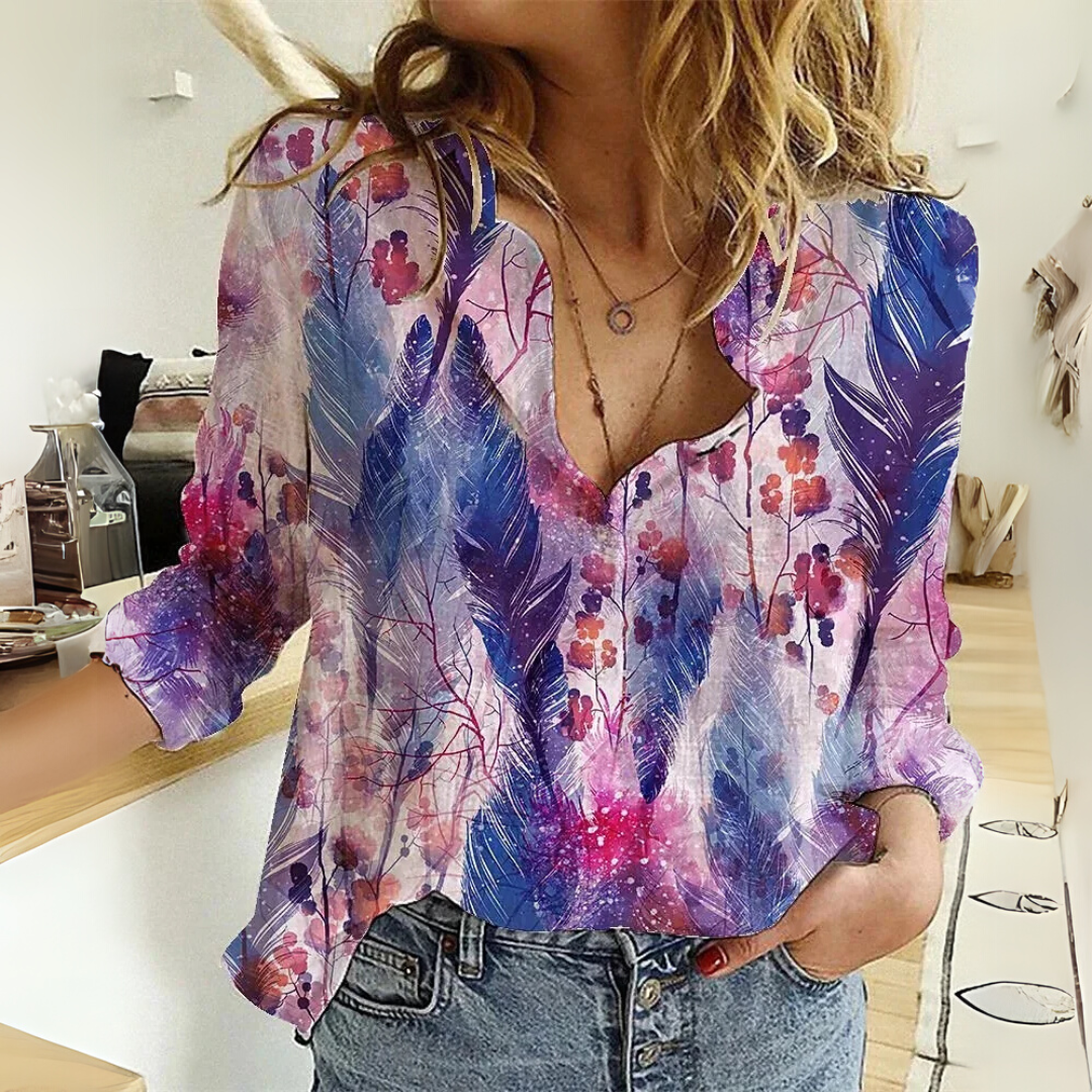 Lila™ – Fluisterende Vleugels Blouse