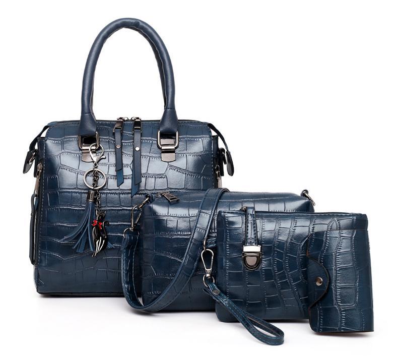 Olivia™ - 4-delig Modern Leren Tas Set