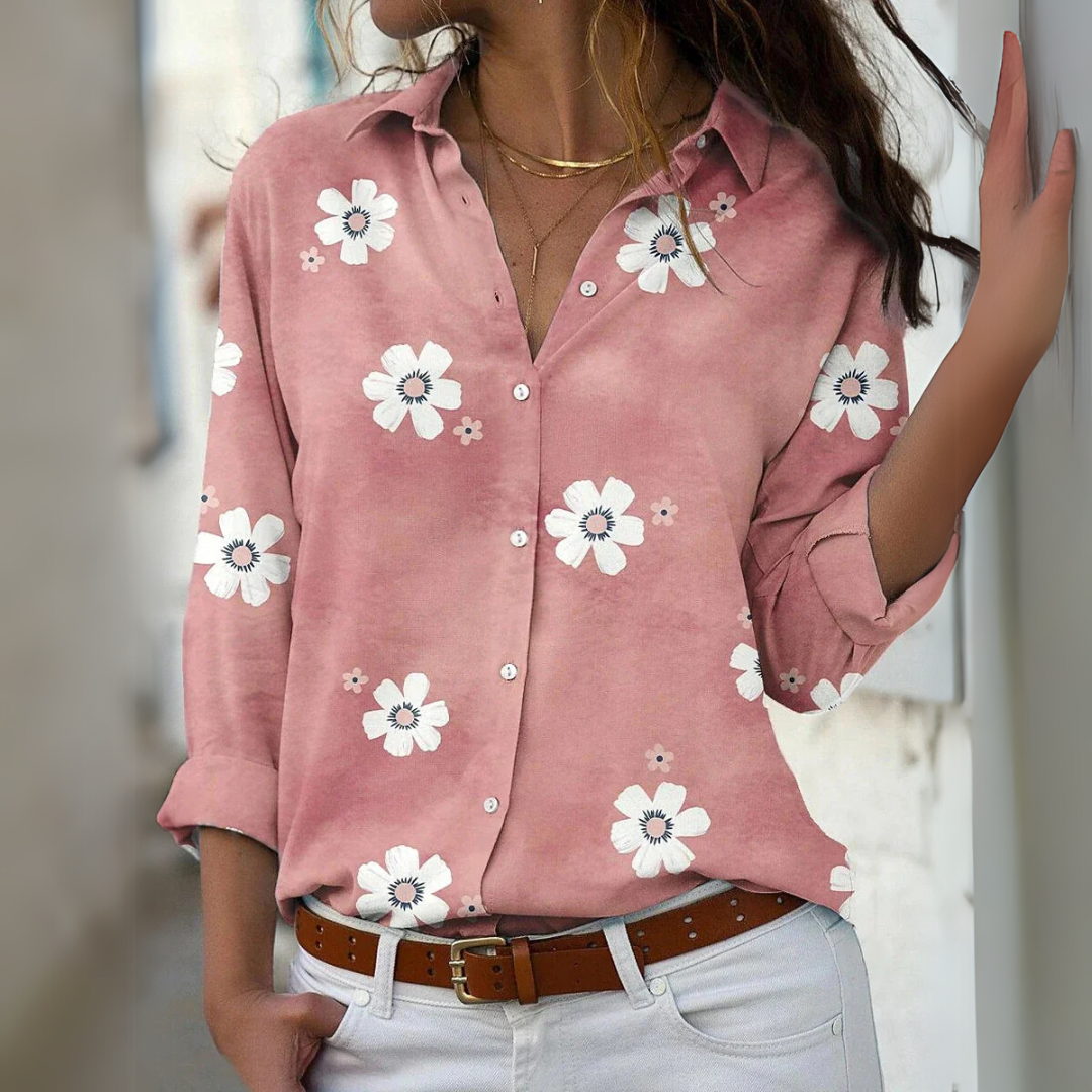 Ivy™ – Elegante Dames Flora-Shirt