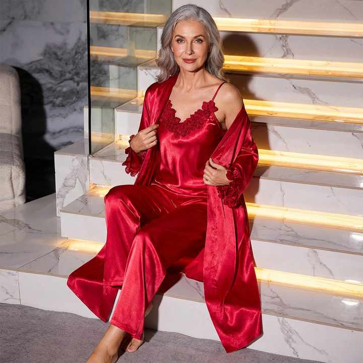 Eunice | 3-delig Nachtkleding Set