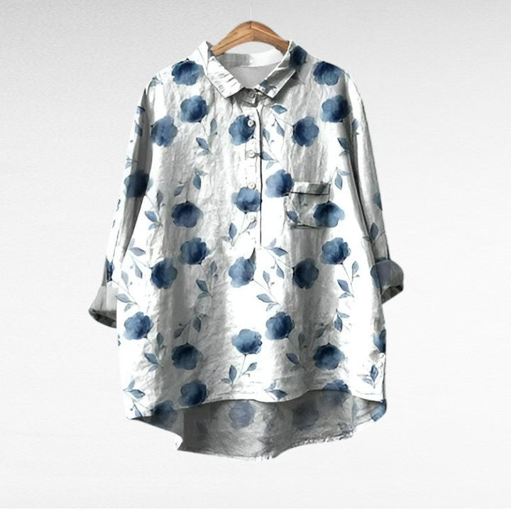 Vrouwelijke™ - Bloemenblouse T-Shirt