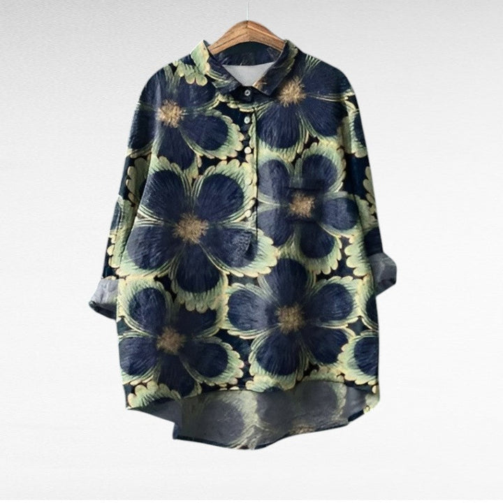 Vrouwelijke™ - Bloemenblouse T-Shirt