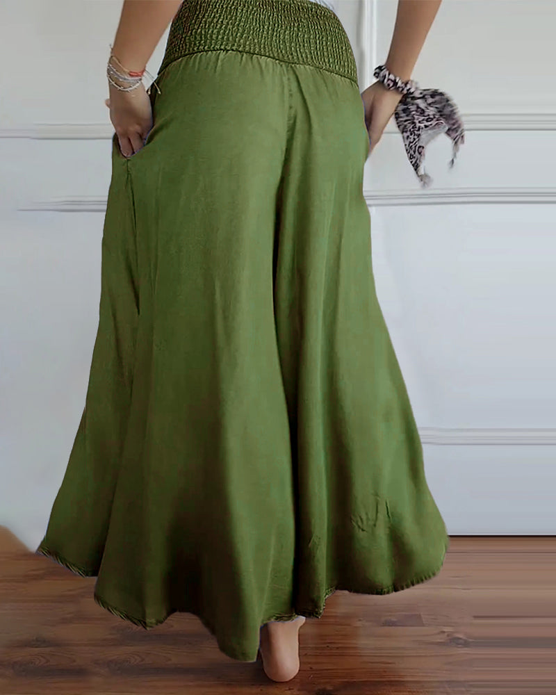 Reina - Comfortabele Wijde Broek