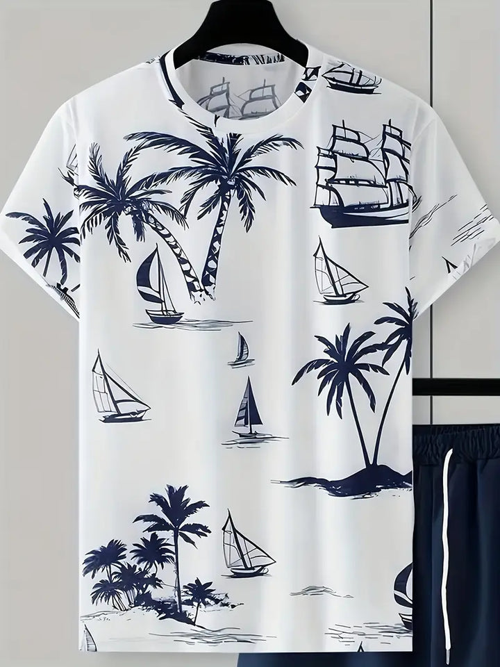 Mees™ - Elegante zomerse tweedelige bedrukte set